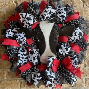 Cow wreath